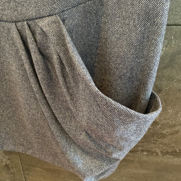 Brunello Cucinelli gray wool skirt size 44 New - Picture 3 of 5